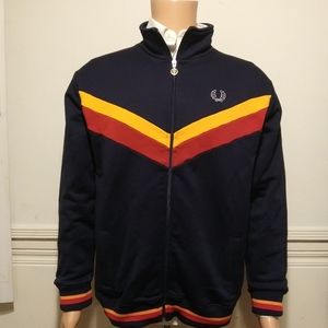 yellow fred perry track jacket